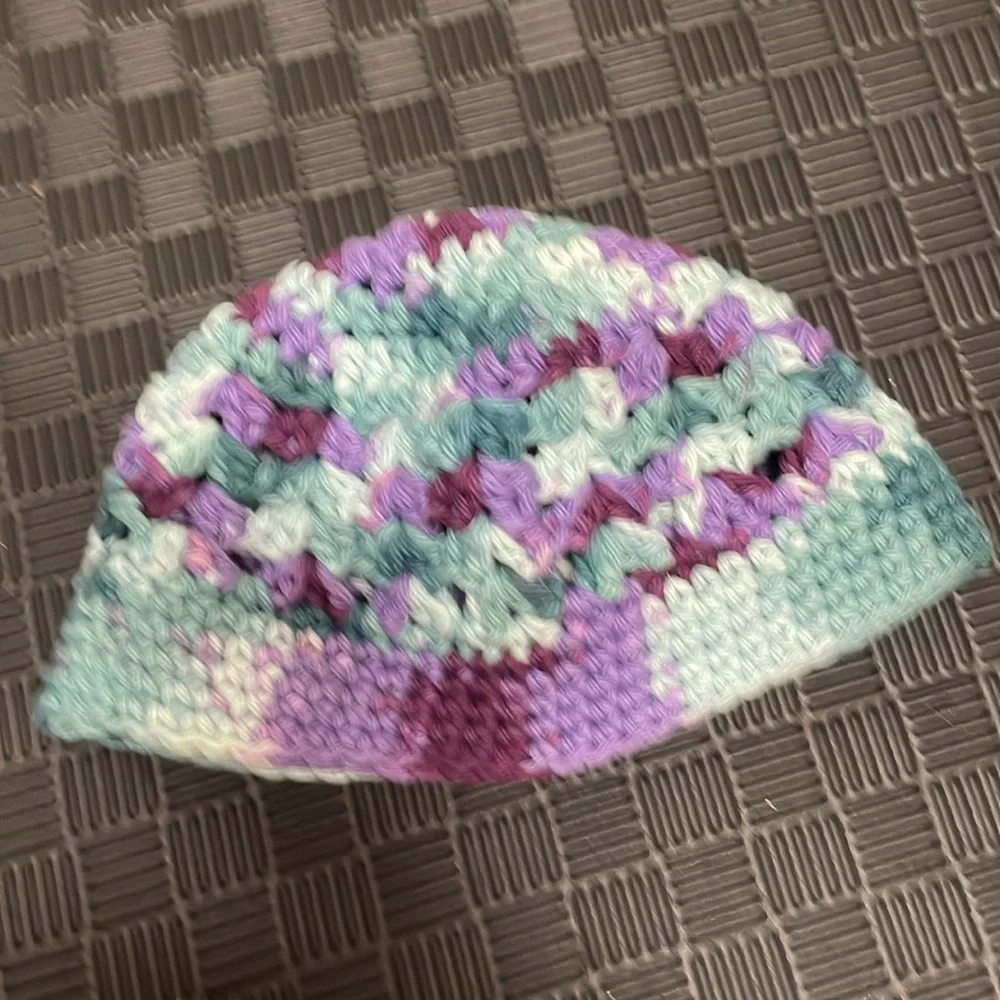 matching crochet hats one for child and other for their doll